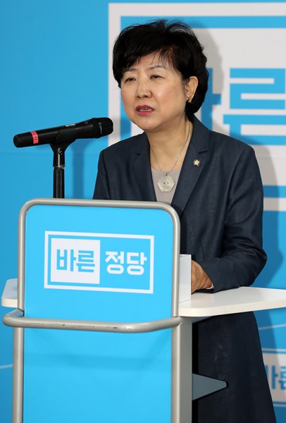 지난 16일, 바른정당을 탈당한 박인숙 의원