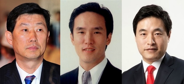 (사진 왼쪽부터)김홍국 하림 회장, 조현범 한국타이어 사장, 조현식 한국타이어 대표이사