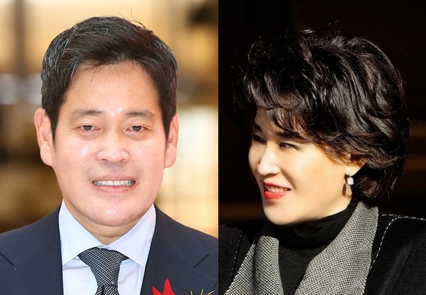 정용진 이마트 부회장, 정유셩 신세계백화점 총괄사장