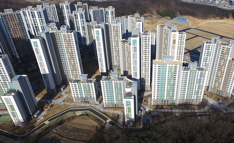 구미 문성 서희스타힐스 전경