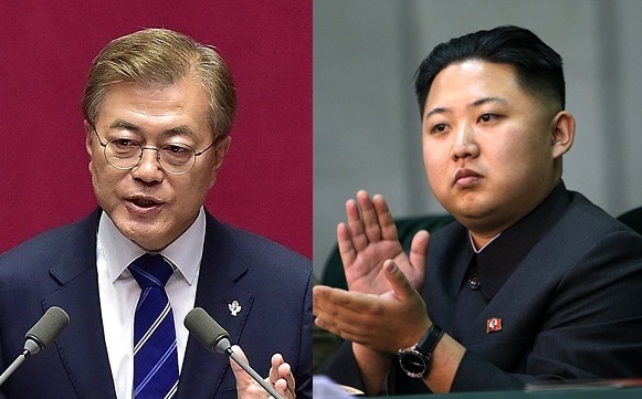 문재인 대통령과 김정은 노동당위원장 <사진=사진공동취재단>