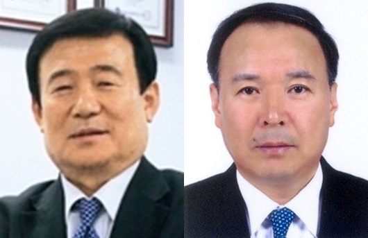 김정수 사조산업 대표이사와 김일식 사조오양 대표이사