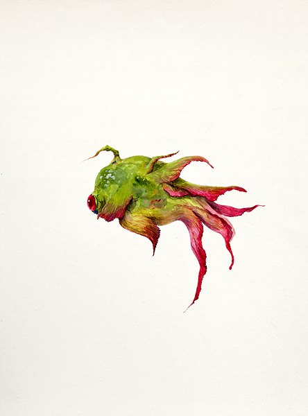 허은경, BA-41, 2016, rice paper, acrylic, 40 x 30 cm