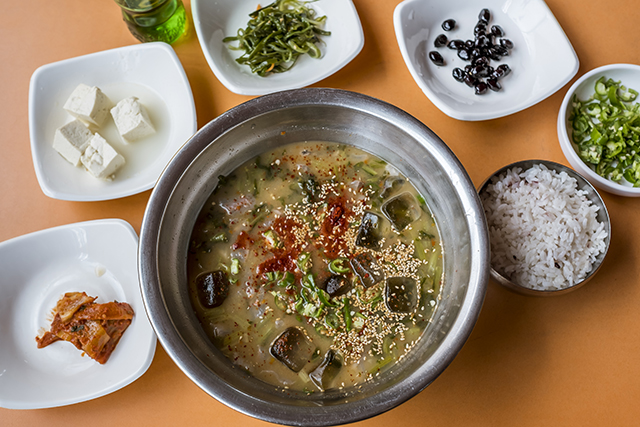 장흥의 여름 별미, 된장물회