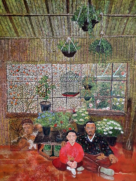 본춘이와 화가아저씨-23년 후-가을, 90.5x72