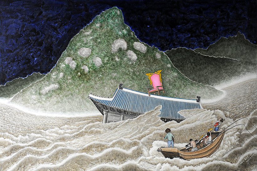 홍수_2015_캔버스에아크릴릭_130x194cm