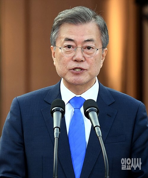 발언하는 문재인 대통령 <사진=한국사진공동취재단>