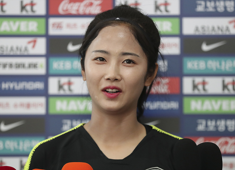 축구 얼짱 이민아 선수
