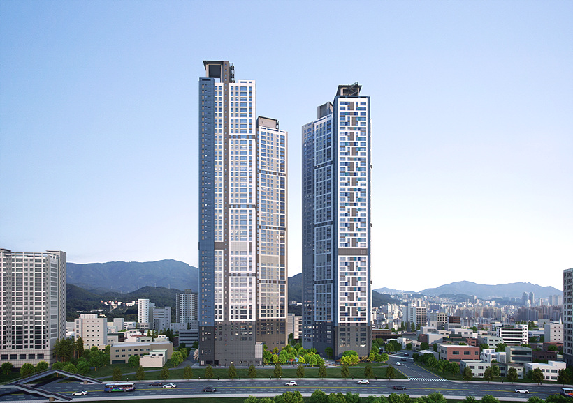 포스코건설 동래 더샵 투시도