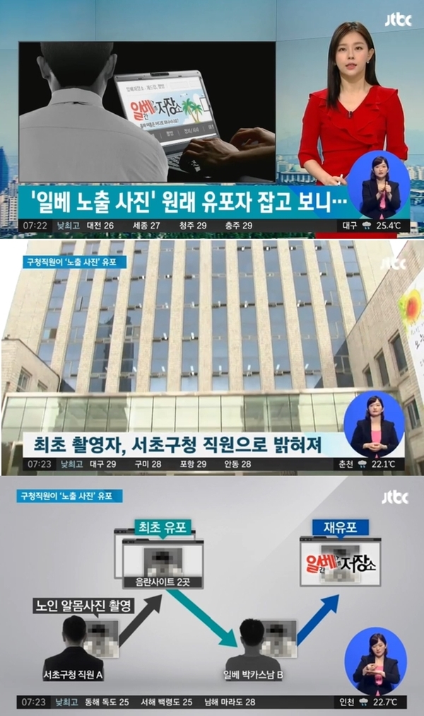 일베 박카스남 사건 (사진: JTBC)