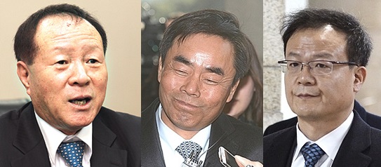 (사진 왼쪽부터)김재홍·민영진·백복인 전 KT&G 사장