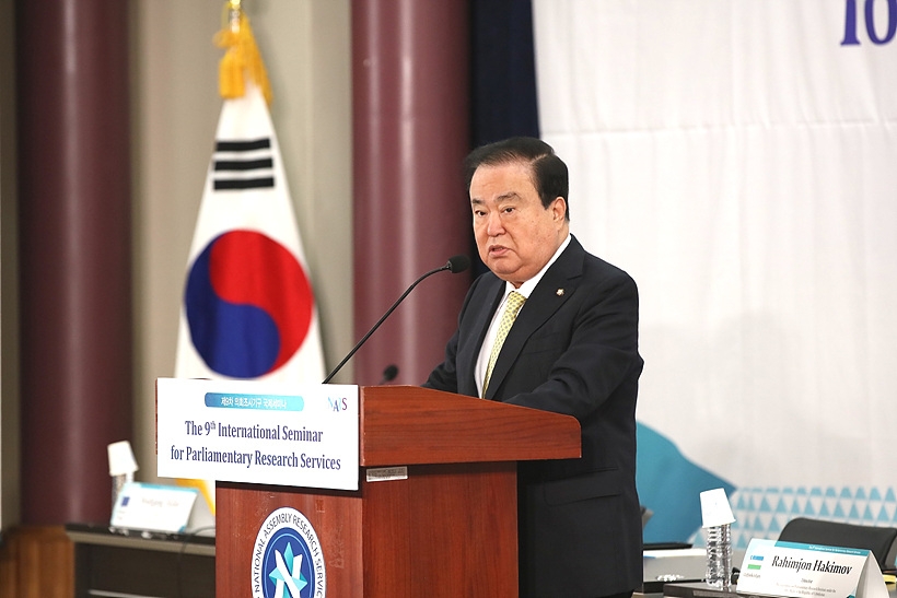 축사하는 문희상 국회의장 ▲ ▲축사하는 문희상 국회의장