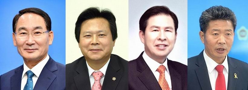 (사진 왼쪽부터)권민호(더불어민주당)·강기윤(자유한국당)·손석형(민중당)·여영국(정의당) 창원성산 국회의원 보궐선거 후보자 ▲ (사진 왼쪽부터)권민호(더불어민주당)·강기윤(자유한국당)·손석형(민중당)·여영국(정의당) 창원성산 국회의원 보궐선거 후보자
