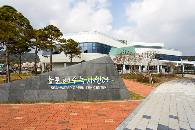 녹차해수탕을 즐길 수 있는 율포해수녹차센터 ▲ 녹차해수탕을 즐길 수 있는 율포해수녹차센터