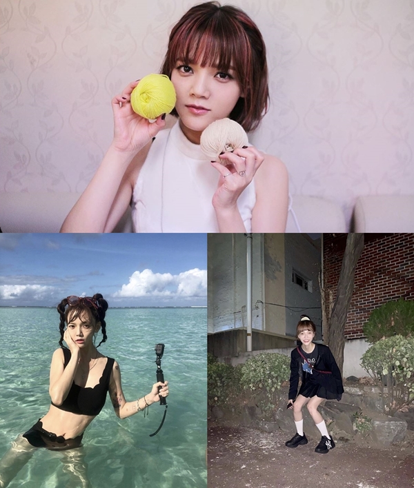 AOA 지민 충격근황 (사진: 지민, AOA SNS) ▲ AOA 지민 충격근황 (사진: 지민, AOA SNS)