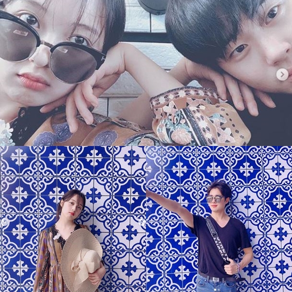 조병규와 열애 (사진: 조병규 김보라 SNS) ▲ 조병규와 열애 (사진: 조병규 김보라 SNS)