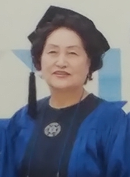 지난해 9월19일 숙명여대 백주년기념관서 열린 졸업 50주년기념 숙명홈커밍데이에 참석한 오영희 여사