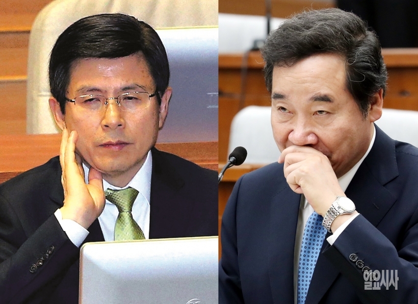 황교안 신임 자유한국당 대표와 이낙연 국무총리 ▲ 황교안 신임 자유한국당 대표와 이낙연 국무총리