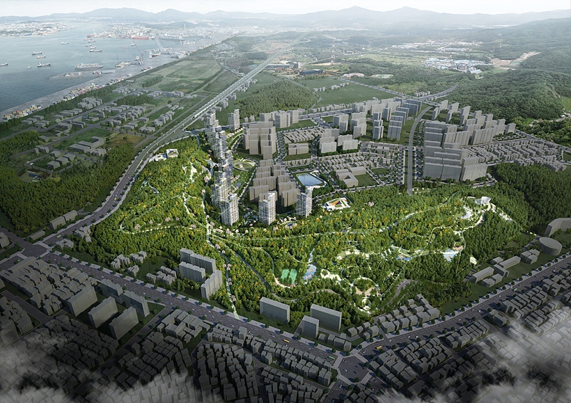 목포산정근린공원 조감도 ▲ 목포산정근린공원 조감도