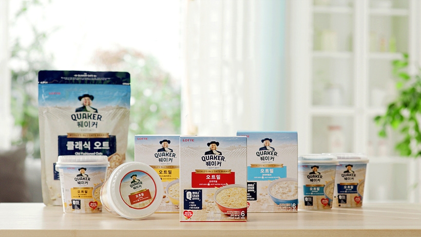 롯데제과 퀘이커 ▲ 롯데제과 퀘이커