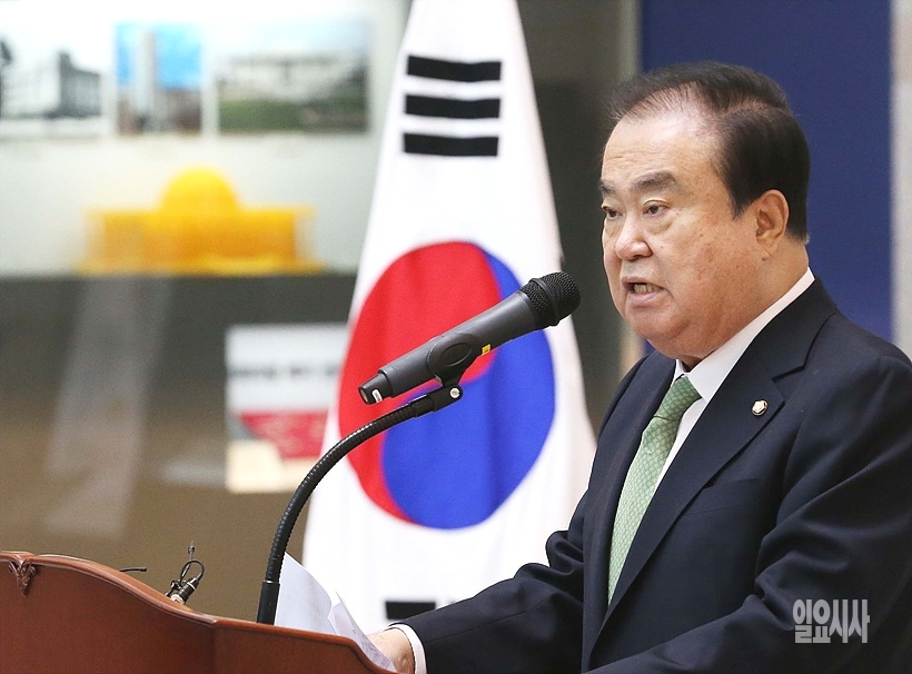 축사하는 문희상 국회의장 ▲ 축사하는 문희상 국회의장