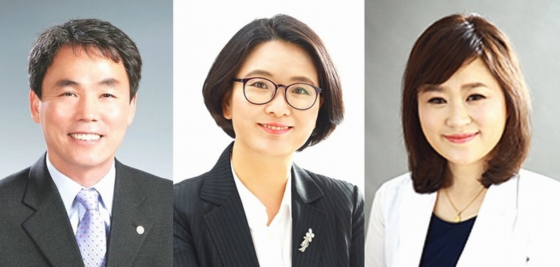 (사진 왼쪽부터)더불어민주당 소속 김현권 국회의원, 임미애 경북도의원, 김우정 경북 의성군의원 ▲ (사진 왼쪽부터)김현권 더불어민주당 국회의원, 임미애 경북도의원, 김우정 경북 의성군의원