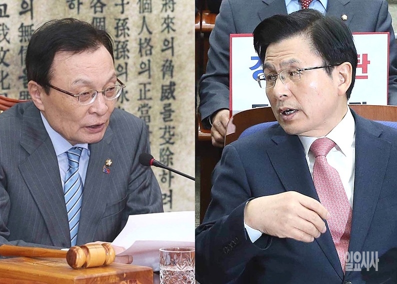 이해찬 더불어민주당 대표와 황교안 자유한국당 대표 ▲ 이해찬 더불어민주당 대표와 황교안 자유한국당 대표