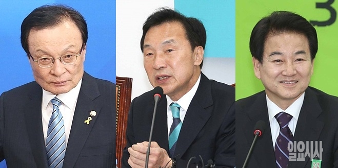 (사진 왼쪽부터)이해찬(더불어민주당)·손학규(바른미래당)·정동영(평화민주당) 대표 ▲ (사진 왼쪽부터)이해찬(더불어민주당)·손학규(바른미래당)·정동영(평화민주당) 대표