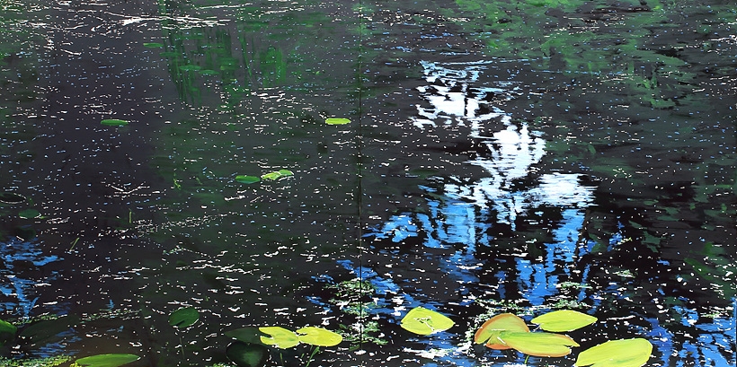 Park 82 83, Oil on canvas, each 110×110㎝, 2019 ▲ Park 82 83, Oil on canvas, each 110×110㎝, 2019