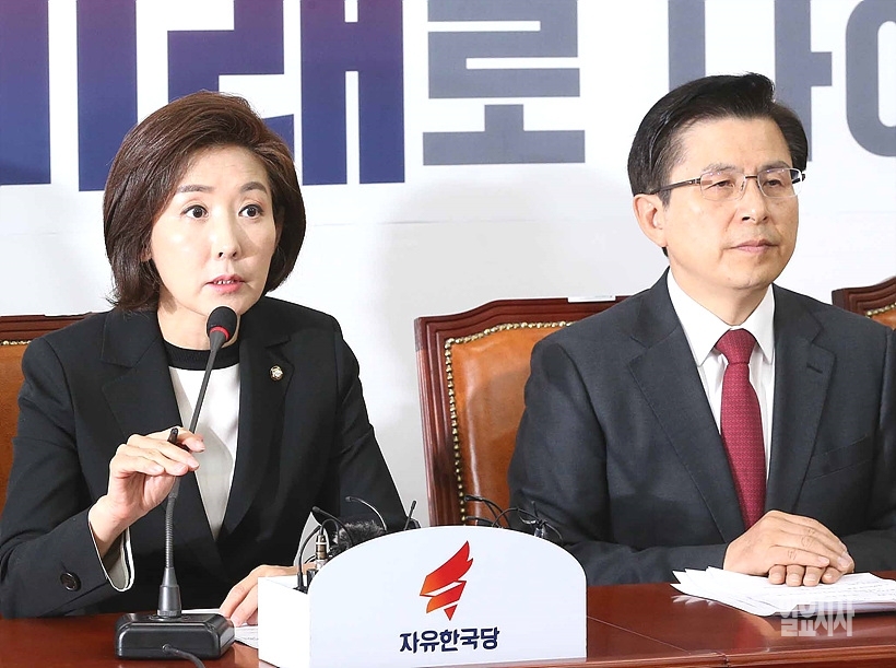 나경원 자유한국당 원내대표 ▲ 나경원 자유한국당 원내대표