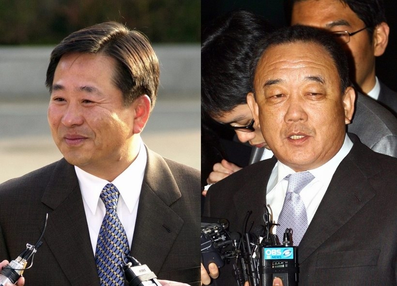 고 강금원 창신섬유 회장, 박연차 태광실업 회장 ▲ 고 강금원 창신섬유 회장, 박연차 태광실업 회장
