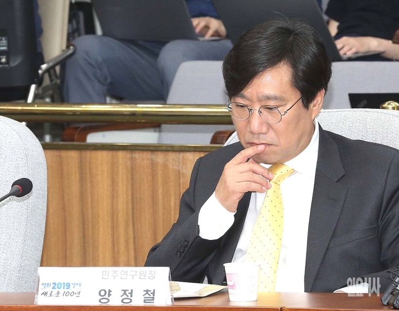 양정철 민주연구원장 ▲ 양정철 민주연구원장