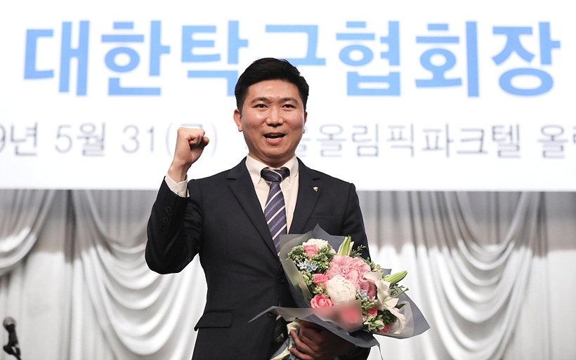대한탁구협회장에 당선된 유승민 국제올림픽위원회 선수위원 ▲ 대한탁구협회장에 당선된 유승민 국제올림픽위원회 선수위원