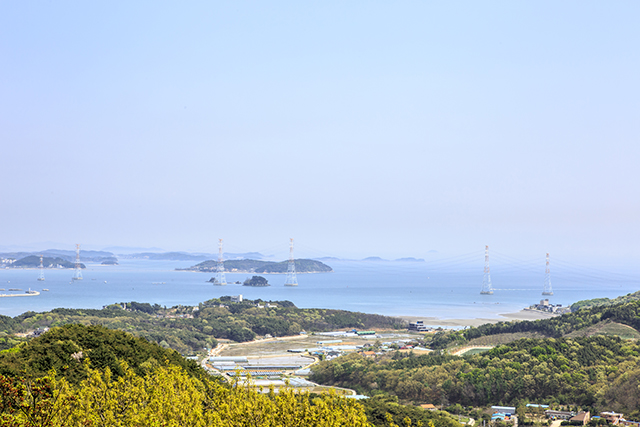 영흥도 국사봉에서 내려다본 풍경 ▲ 영흥도 국사봉에서 내려다본 풍경