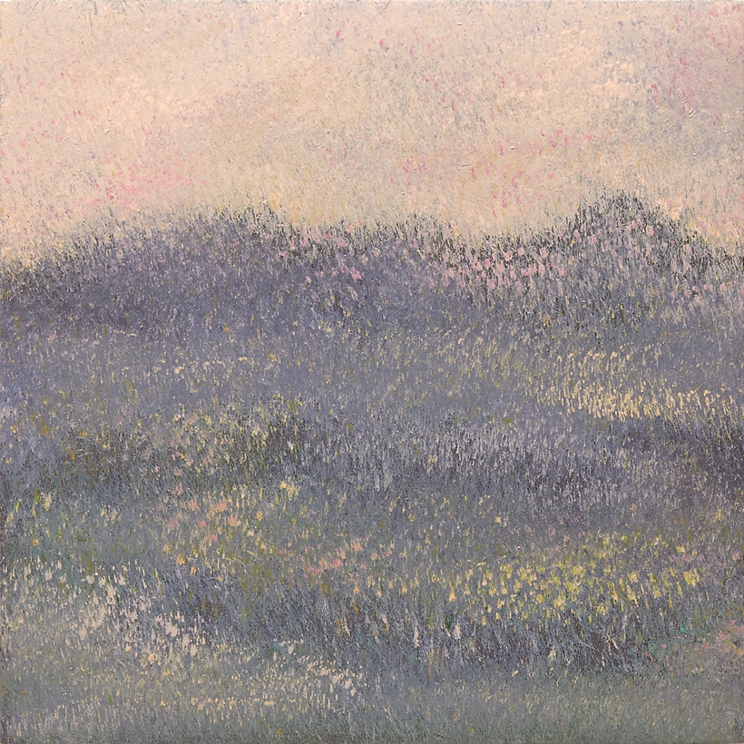 CHAE, RIMM, 멀리에서 From a Distance, 2019, 목판에 옻칠, 삼베 Ottchil(Korean lacquer), hemp cloth on wood, 20 x 20cm ▲ CHAE, RIMM, 멀리에서 From a Distance, 2019, 목판에 옻칠, 삼베 Ottchil(Korean lacquer), hemp cloth on wood, 20 x 20cm