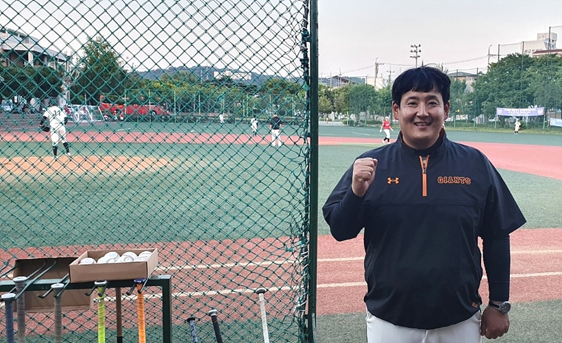 아시아유소년야구선수권대회 사령탑을 맡은 윤영보 수원북중 감독 ▲ 윤영보 감독