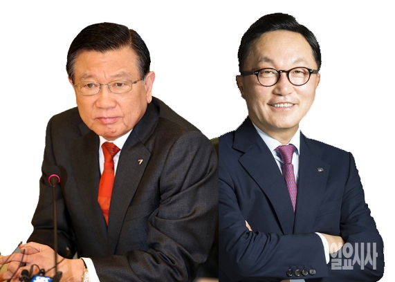 박삼구 전 금호아시아나그룹 회장과 박현주 미래에셋그룹 회장 ▲ 박삼구 전 금호아시아나그룹 회장과 박현주 미래에셋그룹 회장