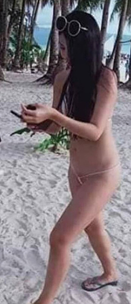 과도 노출로 벌금이 부과된 대만 여성 ▲ 과도 노출로 벌금이 부과된 대만 여성