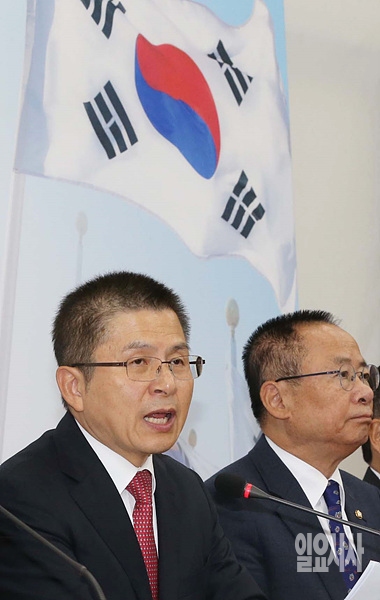 황교안 자유한국당 대표 ▲ 황교안 자유한국당 대표