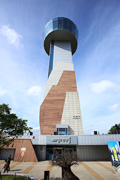 높이 63m 울산대교전망대 ▲ 높이 63m 울산대교전망대