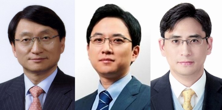 (사진 왼쪽부터)허일섭 녹십자 회장, 허은철 사장, 허용준 부사장 ▲ (사진 왼쪽부터)허일섭 녹십자 회장, 허은철 사장, 허용준 부사장