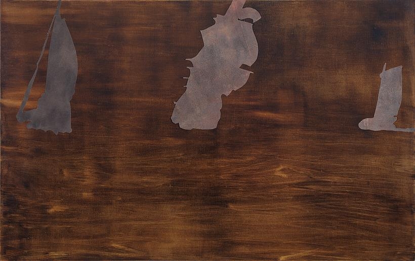 Beau Travail 1, Oil on Canvas, 100 x 160 cm, 2019 ▲ Beau Travail 1, Oil on Canvas, 100 x 160 cm, 2019
