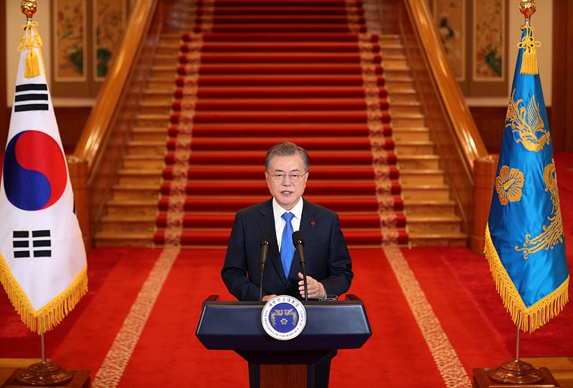 청와대 신년 기자회견 갖고 있는 문재인 대통령 ▲ 청와대 신년 기자회견 갖고 있는 문재인 대통령