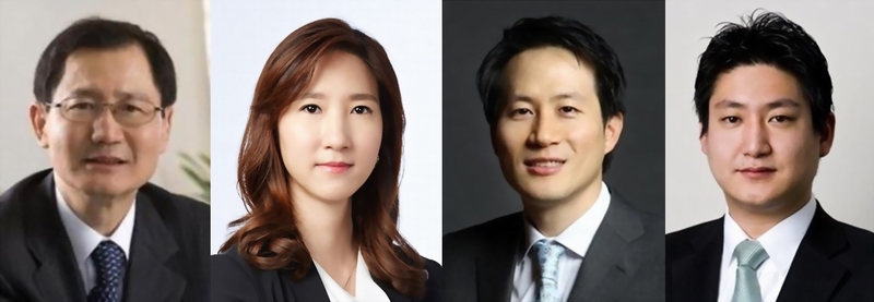 (사진 왼쪽부터)박삼구 금호석유화학그룹 회장, 박주형·박준경·박철완 상무 ▲ (사진 왼쪽부터)박삼구 금호석유화학그룹 회장, 박주형·박준경·박철완 상무