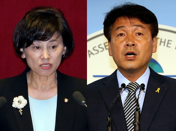 더불어민주당 내 박원순계 현역 의원으로 분류되는 남인순·기동민 의원 ▲ ▲▲ 박원순계 더불어민주당 현역 의원인 남인순·기동민 의원