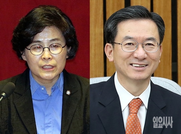 더불어민주당 내 이재명계 인사들로 분류되는 유승희, 정성호 의원 ⓒ나경식 기자 ▲ 더불어민주당 내 이재명계 인사들로 분류되는 유승희, 정성호 의원 ⓒ나경식 기자