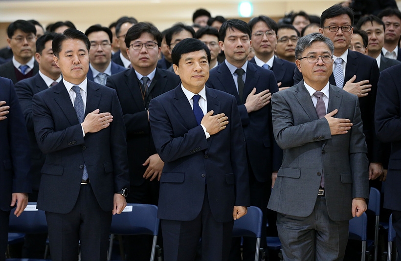 검사장 취임식 ▲ 검사장 취임식