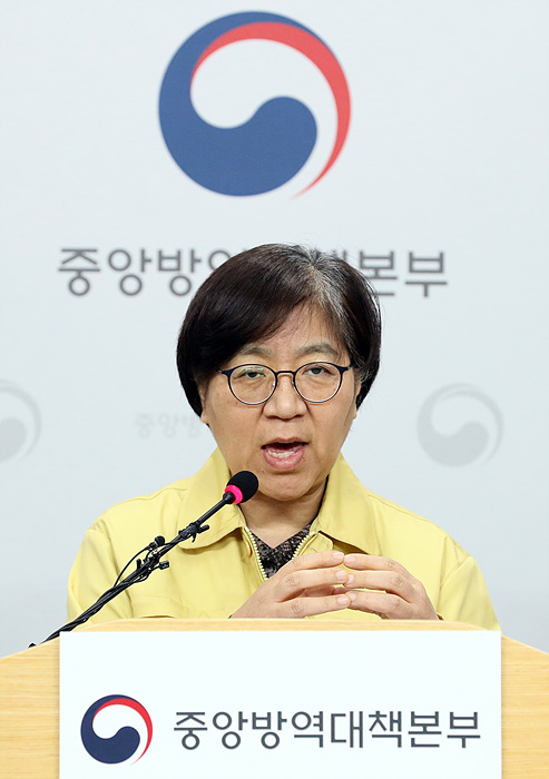 코로나19 관련 브리핑 갖는 정은경 질병관리본부장 ▲ 정은경 질병관리본부장