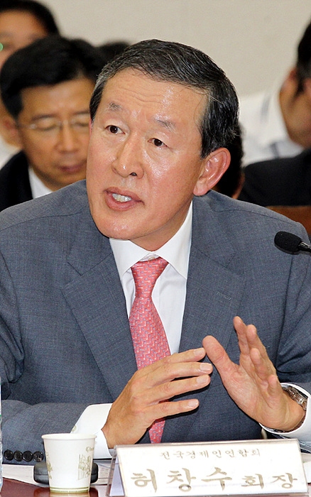 허창수 전령련 회장 ▲ 허창수 전령련 회장