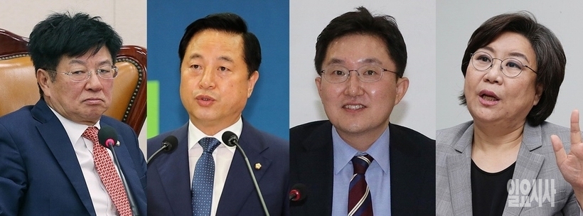 (사진 왼쪽부터)이종구(미래통합당)·김두관(더불어민주당)·김용태·이혜훈(미래통합당) 의원 ⓒ나경식 기자 ▲ (사진 왼쪽부터)이종구(미래통합당)·김두관(더불어민주당)·김용태·이혜훈(미래통합당) 의원